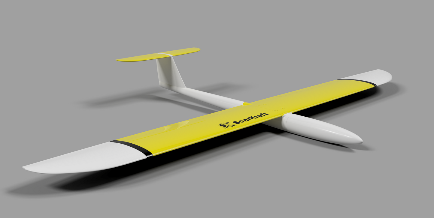 Zesty DS - T Tail - full Airframe for dynamic soaring