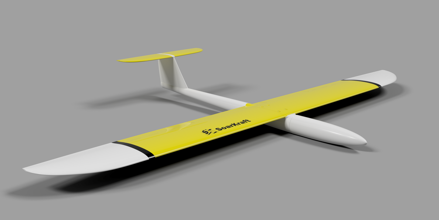 Zesty DS - T Tail - full Airframe for dynamic soaring