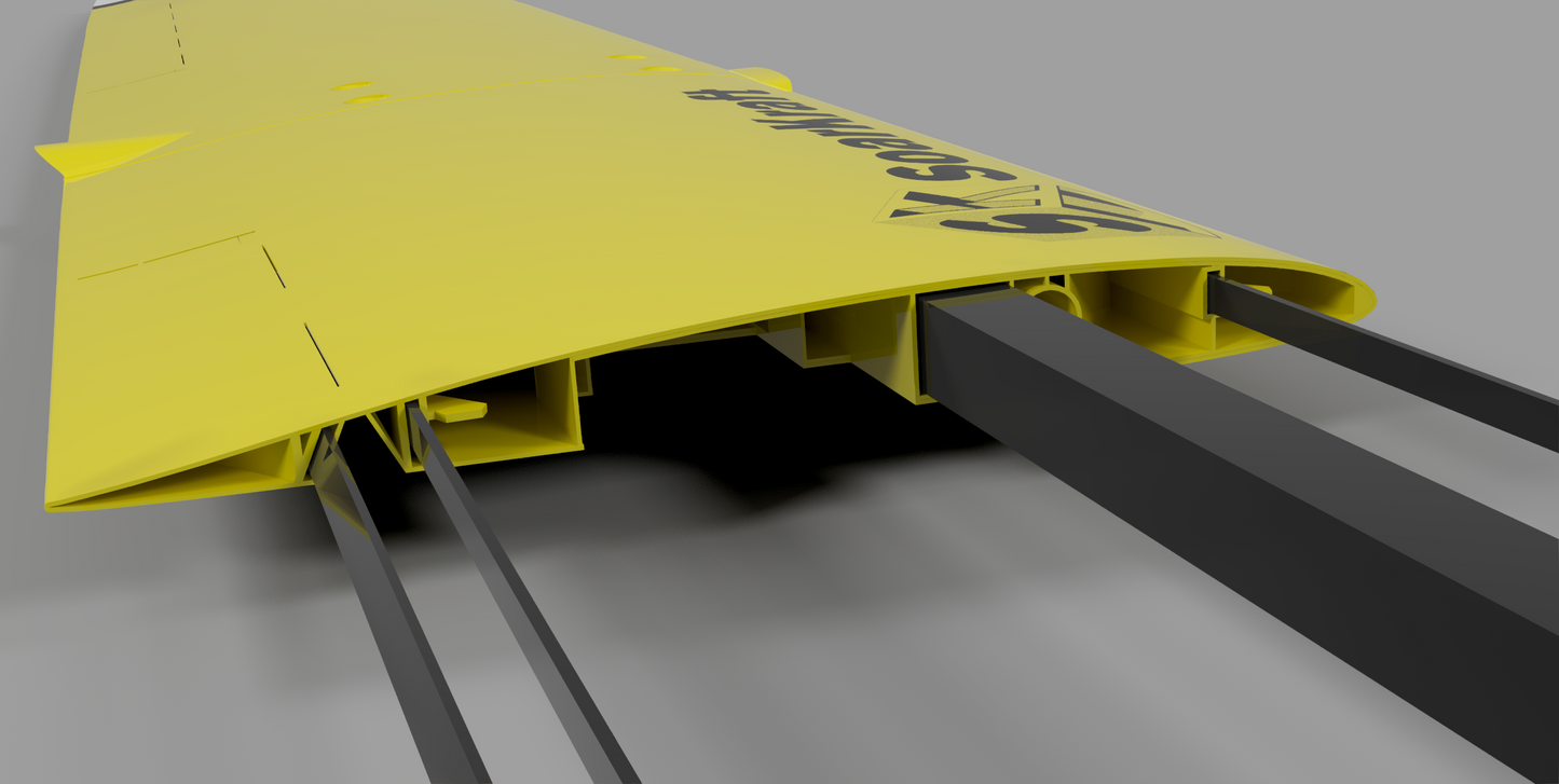 Zesty DS - T Tail - full Airframe for dynamic soaring