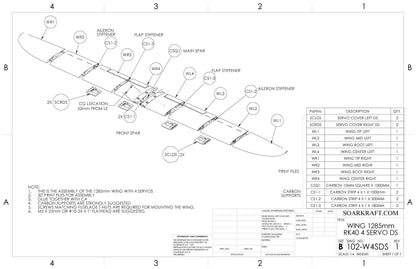 Zesty DS - T Tail - full Airframe for dynamic soaring