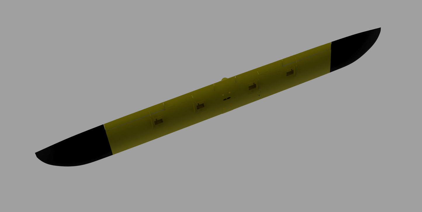Zesty DS Wing - RK40 - 1285mm 4 Servo (separate flaps)